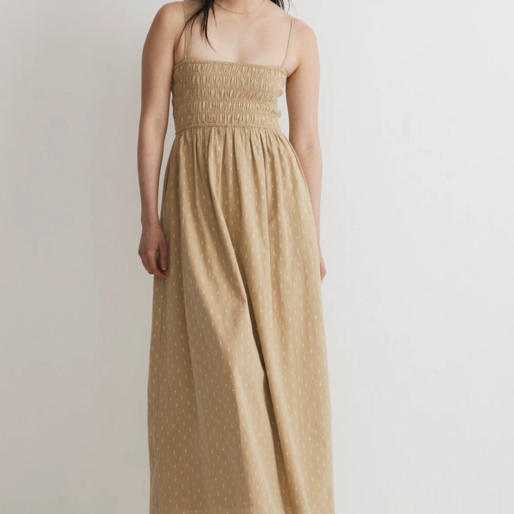 Madewell Theo Sleeveless Midi Dress in Jacquard – Size Medium – NWT